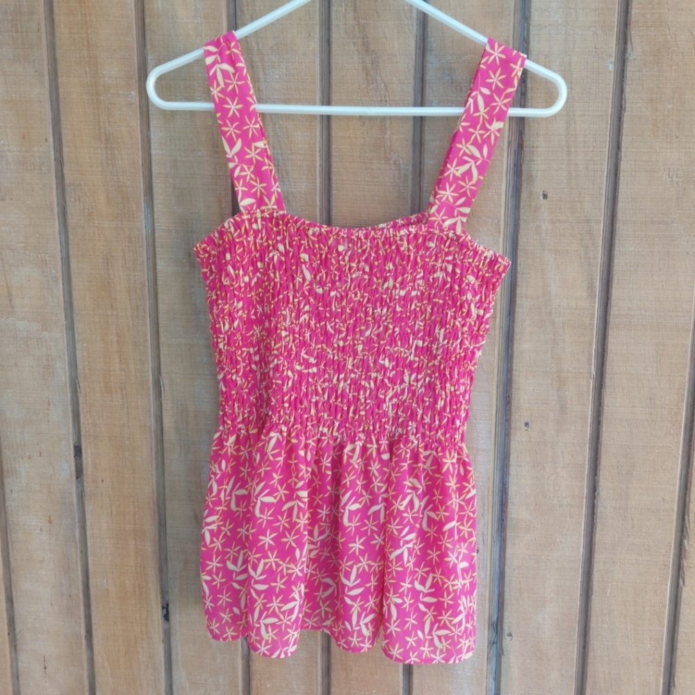Rose + Olive Smocked Top